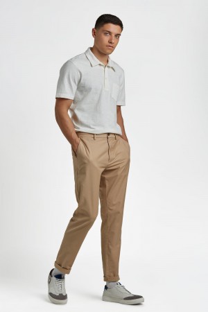 Pantalon Ben Sherman Everyday Slim Fit Chino Marrom | 8457WZDHG