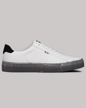 Tenis Ben Sherman Crowley Blancos Negros | 1092NVOCG