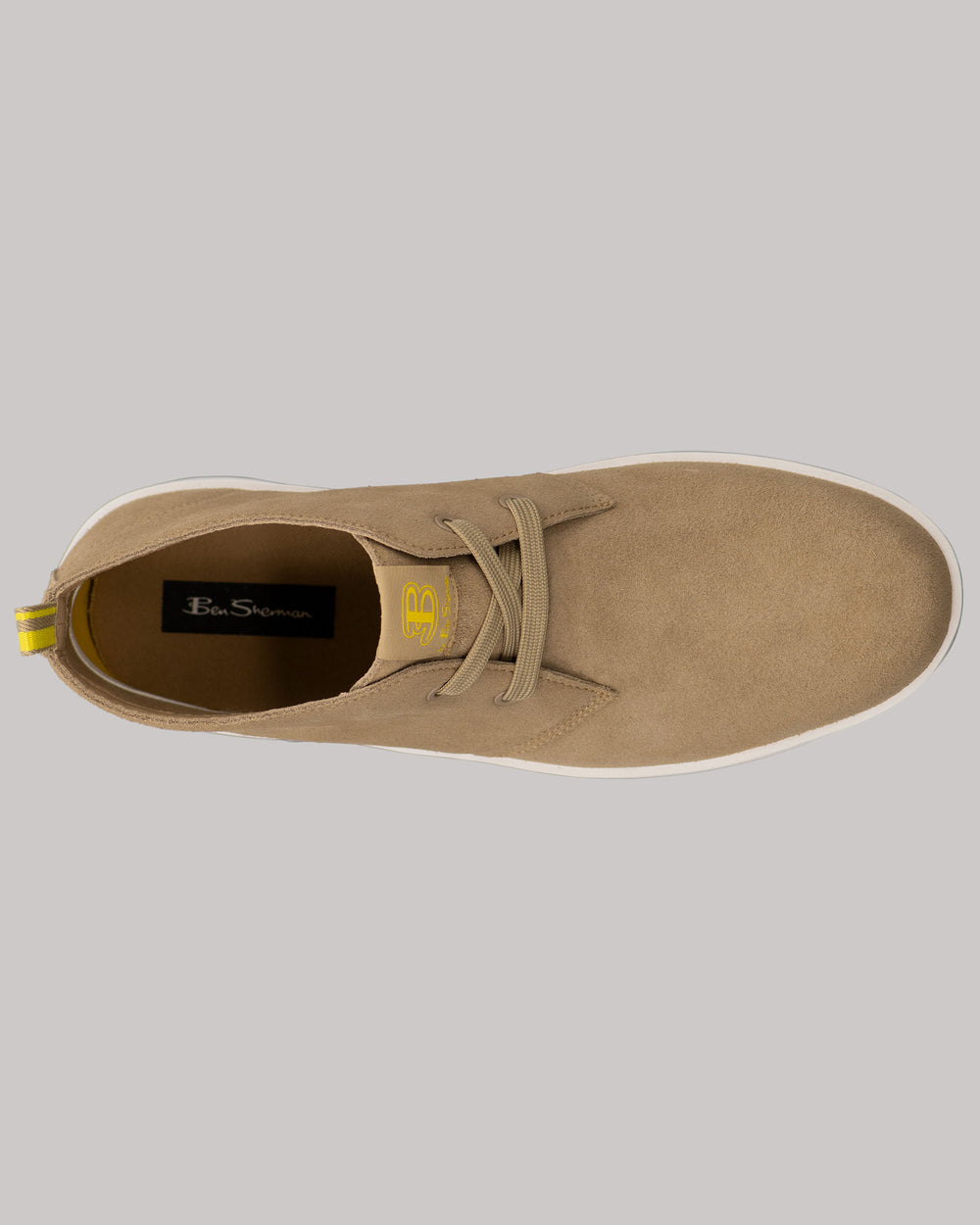 Botas Ben Sherman Thames Chukka Marrom Blancos Amarillos | 3920OBMDV