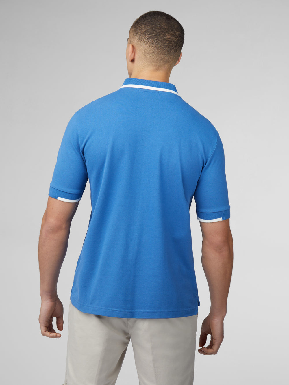 Camisa Polo Ben Sherman B by Ben Sherman Sports Club Embroidered Azules | 8452JRYAN