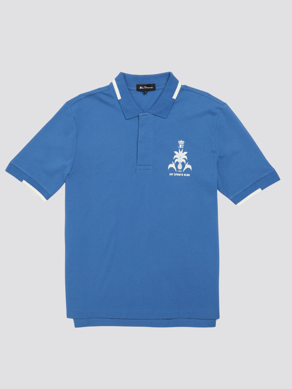 Camisa Polo Ben Sherman B by Ben Sherman Sports Club Embroidered Azules | 8452JRYAN