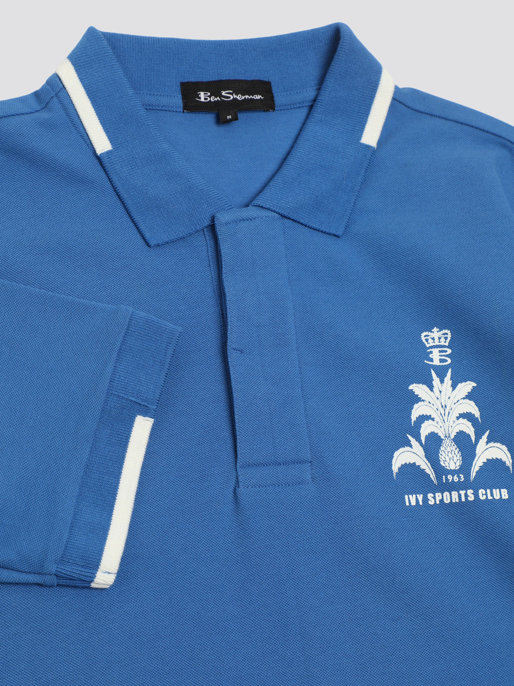 Camisa Polo Ben Sherman B by Ben Sherman Sports Club Embroidered Azules | 8452JRYAN