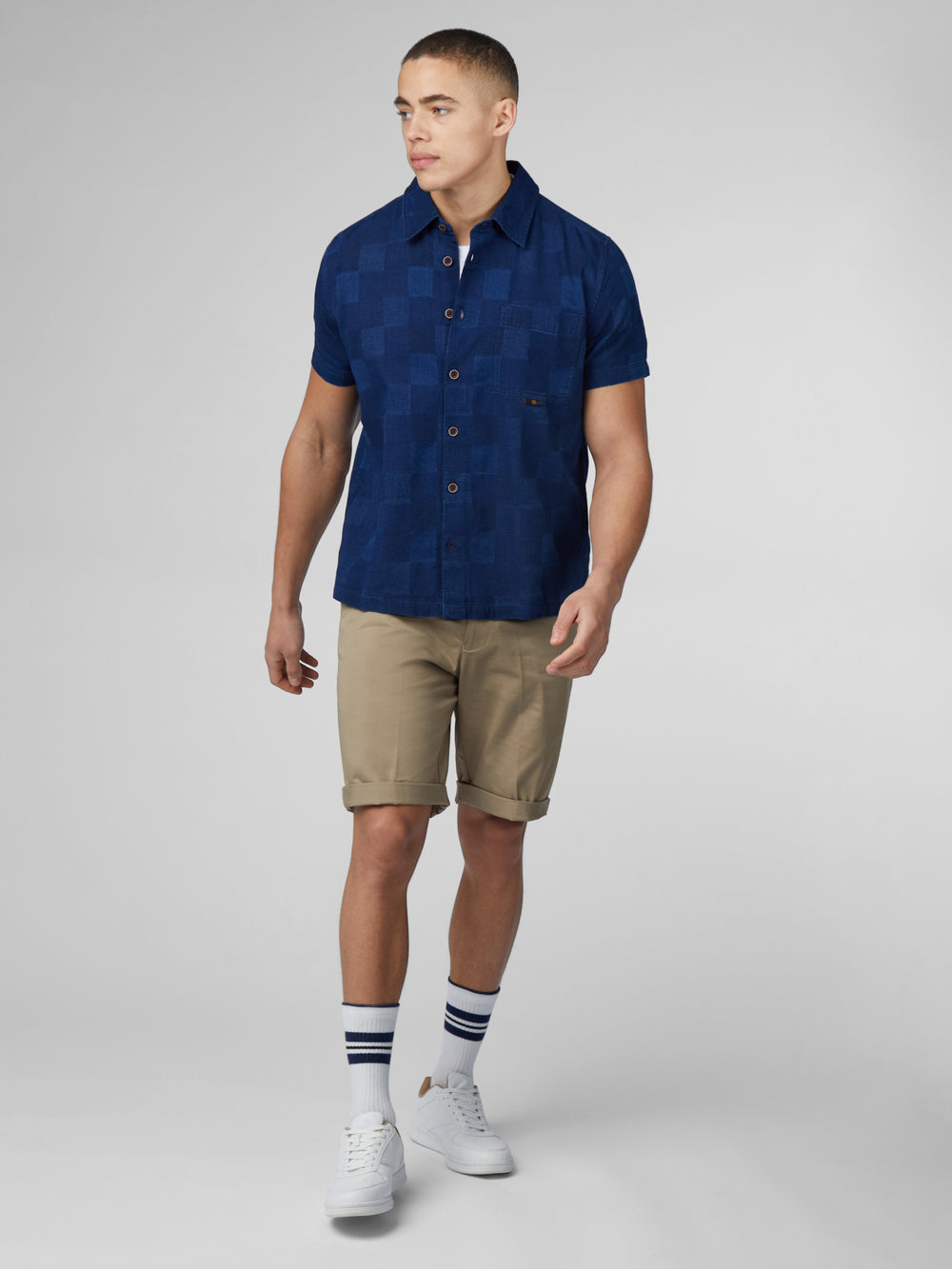 Camisas Ben Sherman B by Ben Sherman Indigo Check Azul Marino | 5496DSLIE