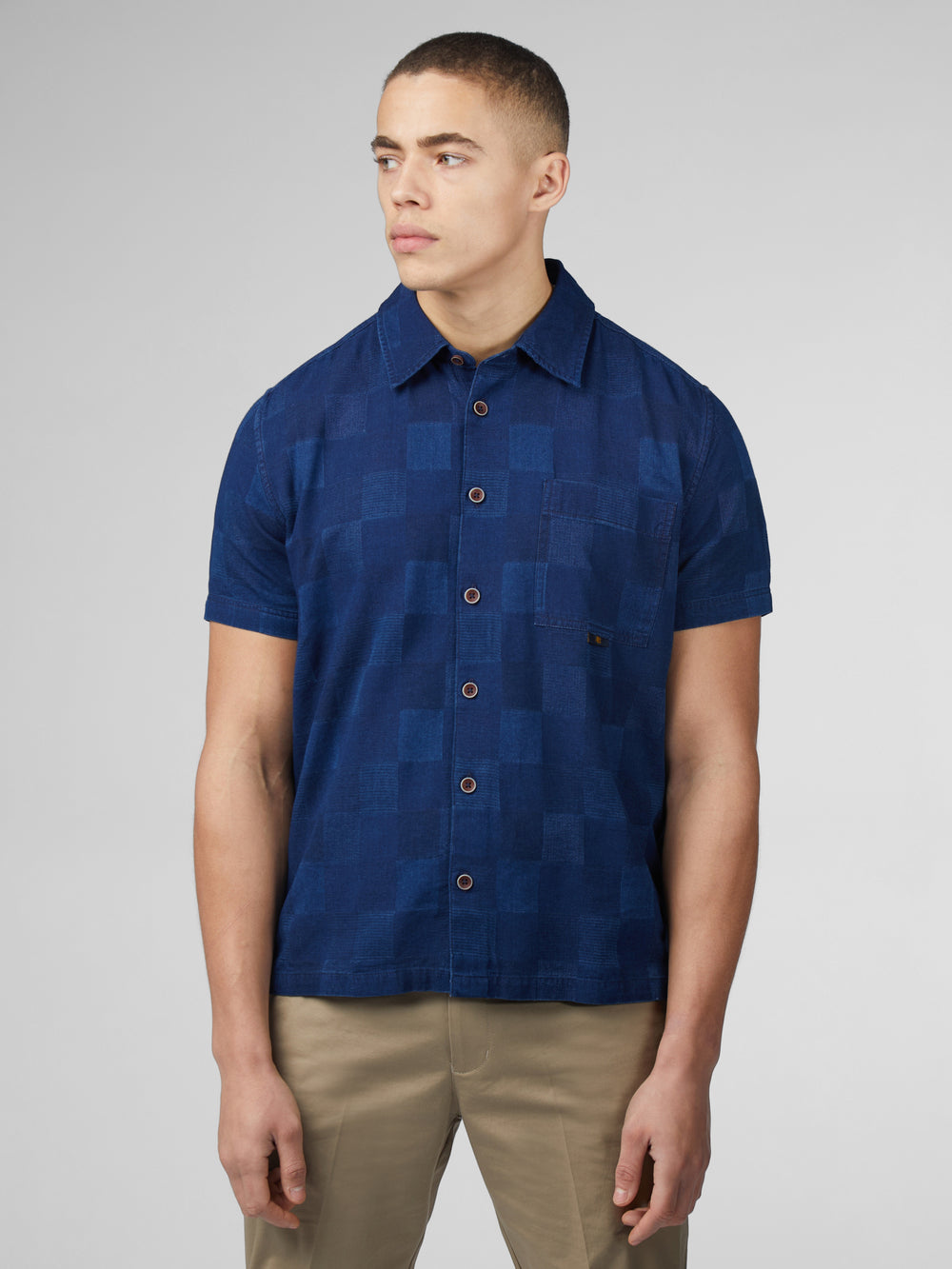 Camisas Ben Sherman B by Ben Sherman Indigo Check Azul Marino | 5496DSLIE