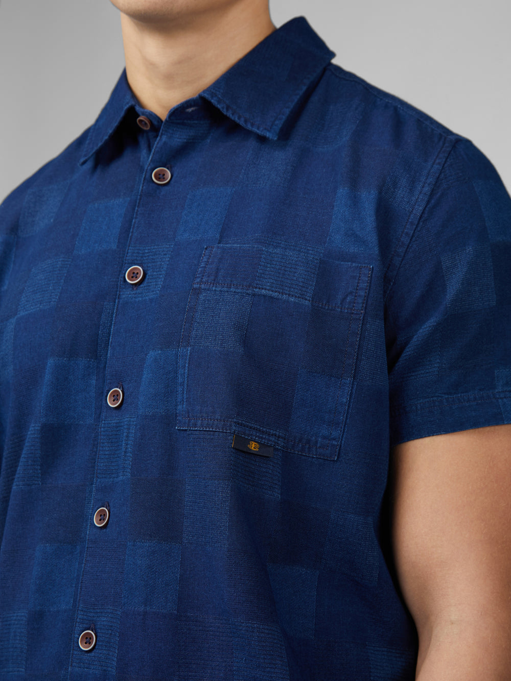 Camisas Ben Sherman B by Ben Sherman Indigo Check Azul Marino | 7254VBMWP