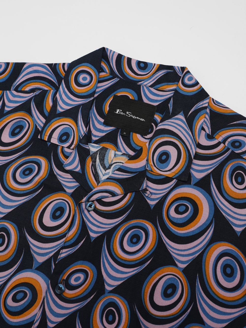 Camisas Ben Sherman B by Ben Sherman Psychedelic Print Morados | 9023VDUEI