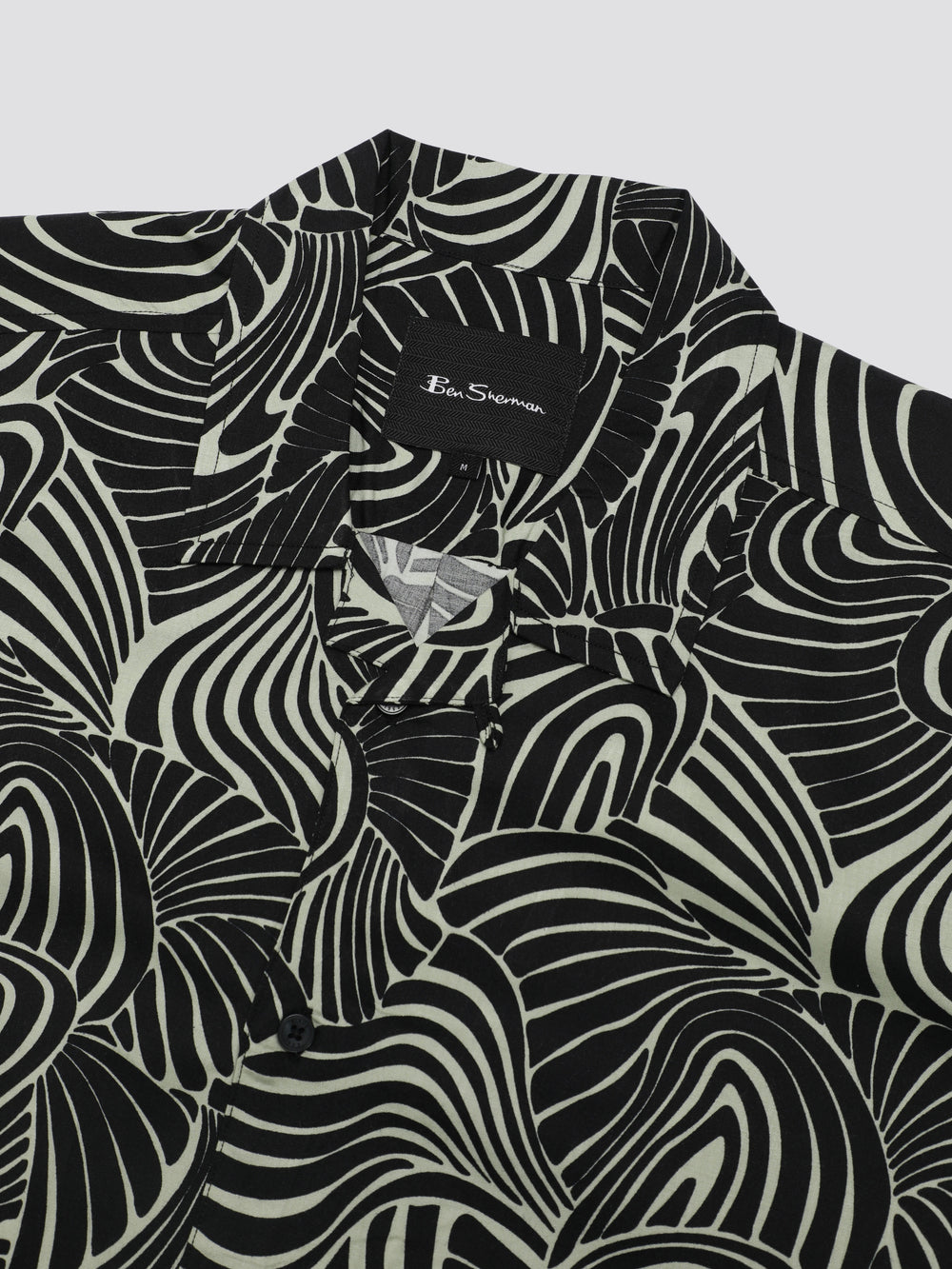 Camisas Ben Sherman B by Ben Sherman Psychedelic Swirl Print Verde Menta | 8062IKAMB