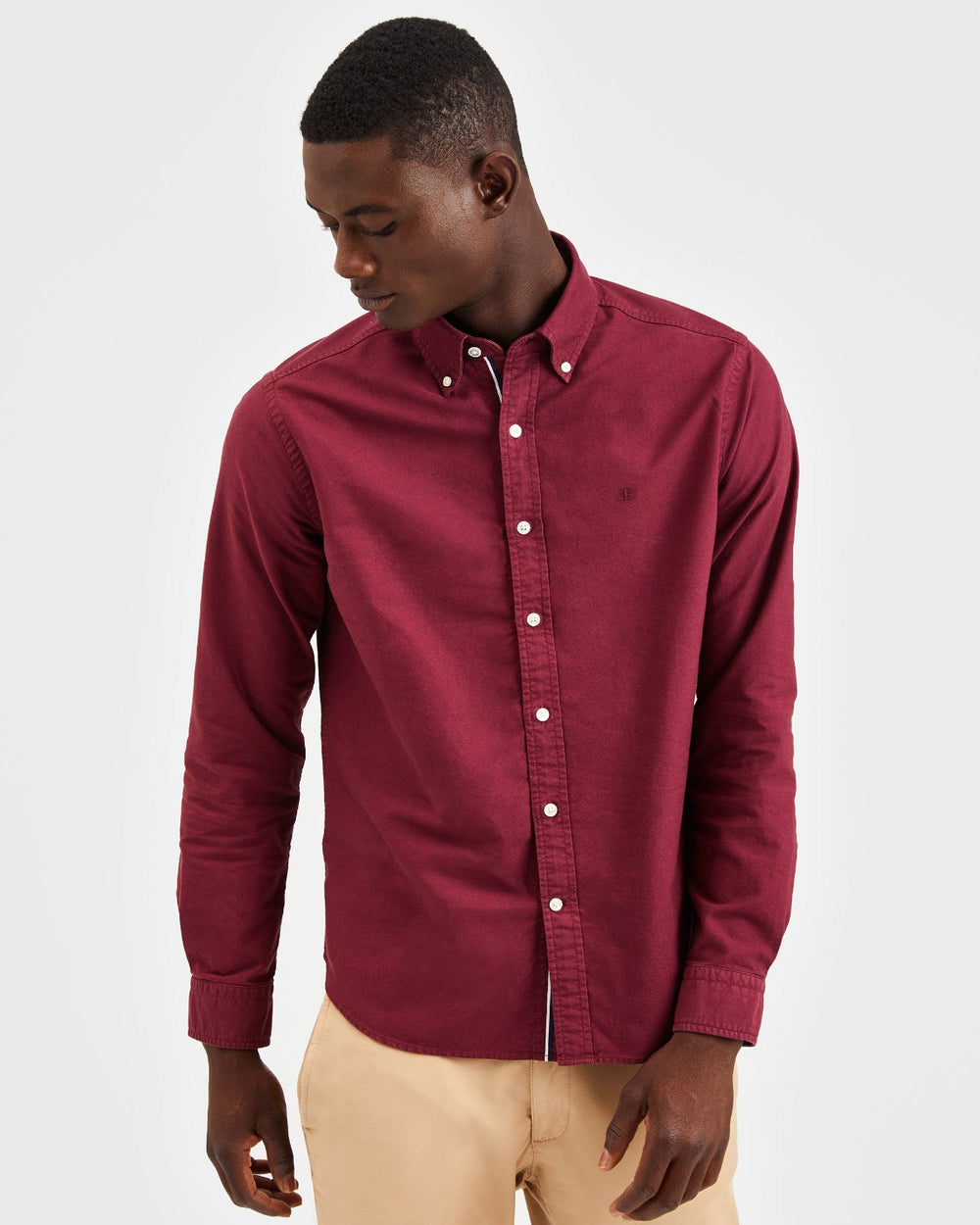 Camisas Ben Sherman Beatnik Oxford Garment Dye Vino | 3481GNJDW