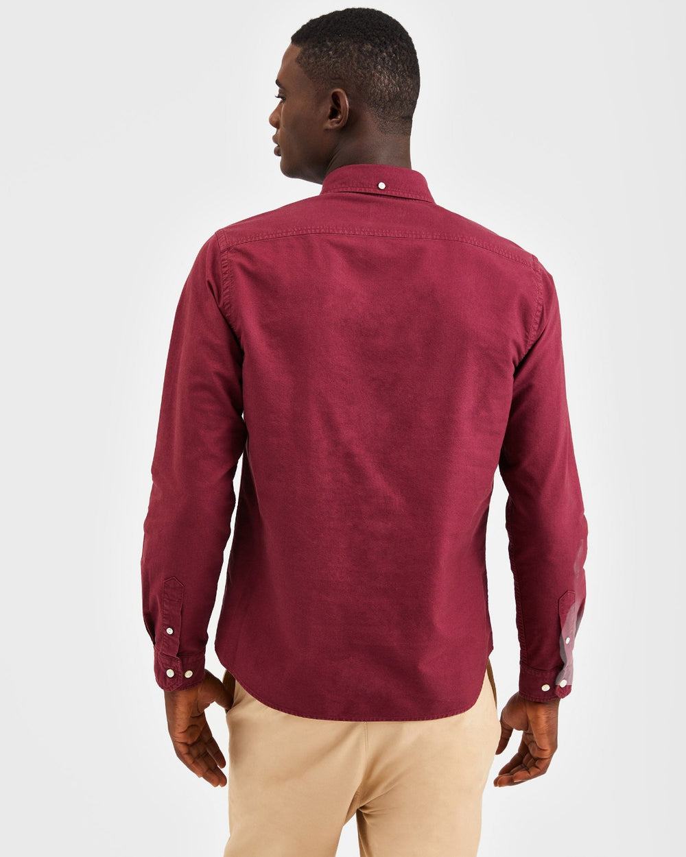 Camisas Ben Sherman Beatnik Oxford Garment Dye Vino | 3481GNJDW