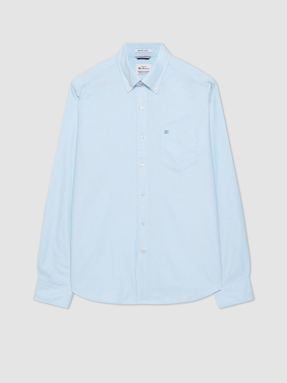 Camisas Ben Sherman Brighton Oxford Organic Azules | 9078WUFVO