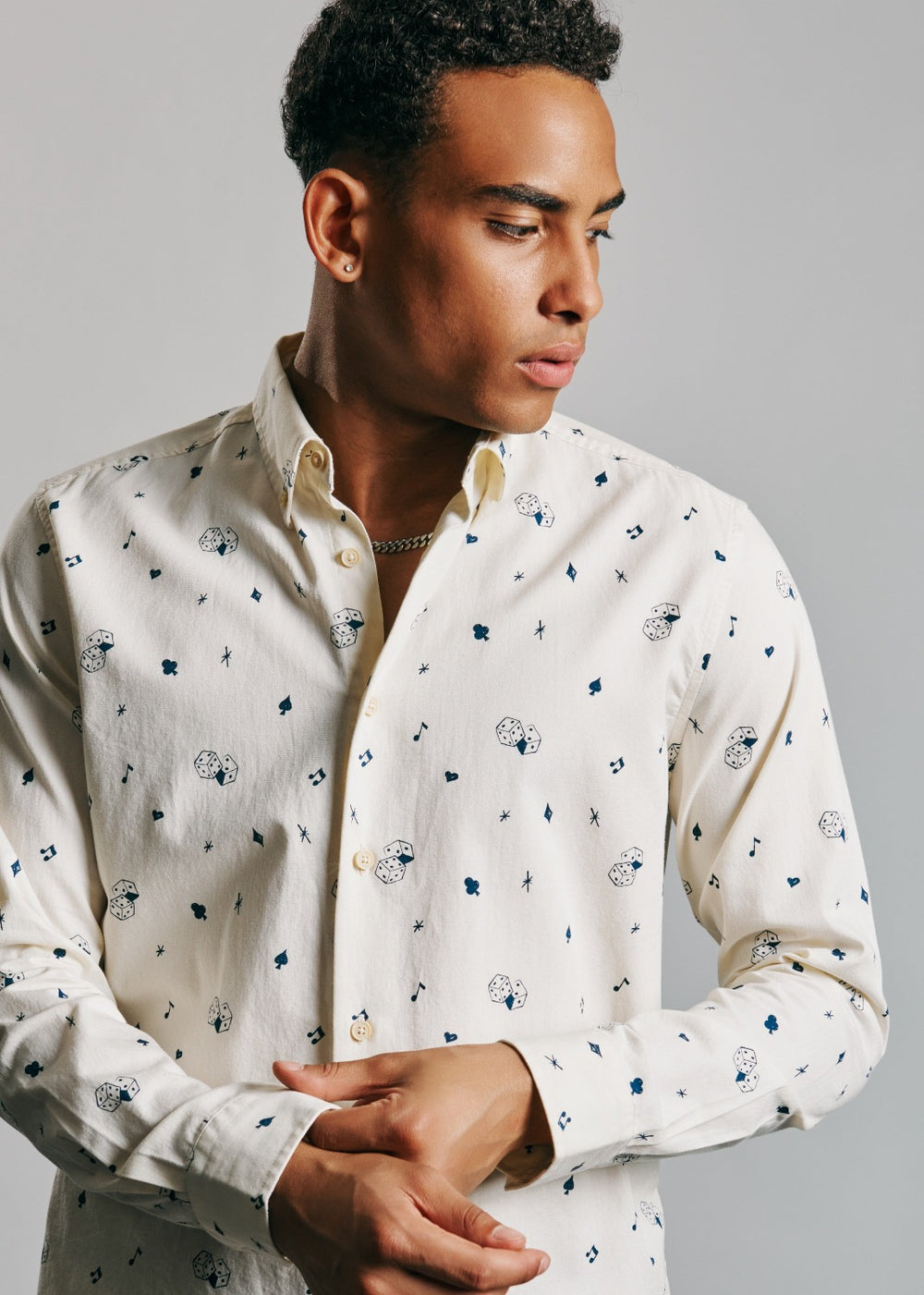 Camisas Ben Sherman Conversational Icon Blancos | 2806NJGKR