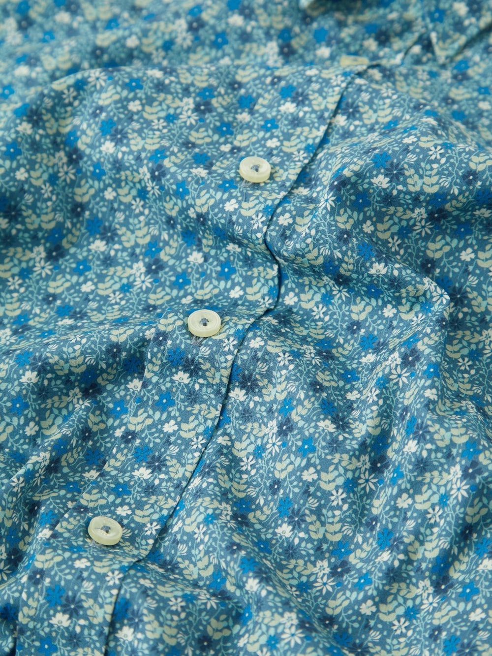 Camisas Ben Sherman Floral Print Long-Sleeve Azules Grises | 4058SPRHN