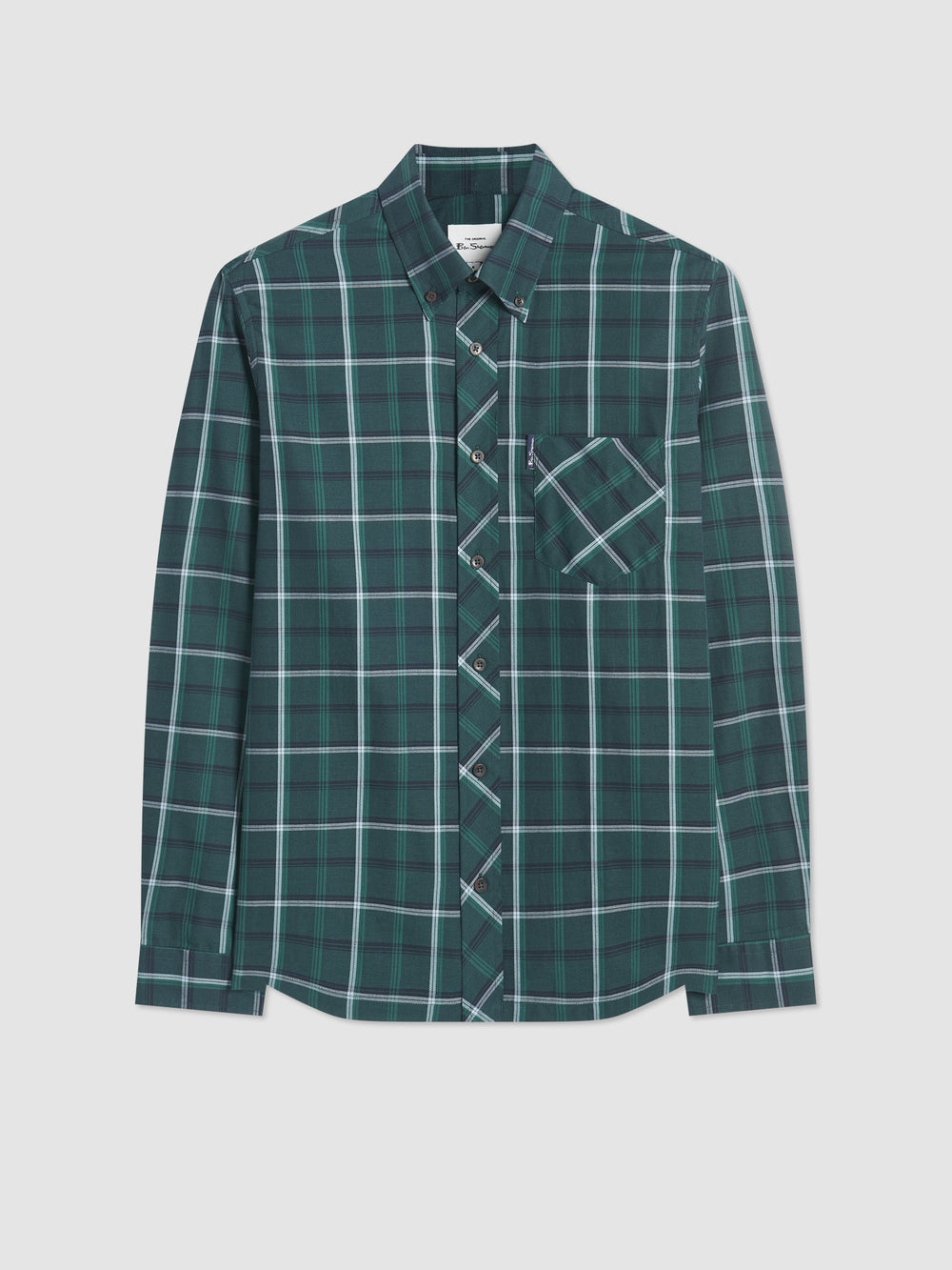 Camisas Ben Sherman Grid Check Verdes | 6143HYEPO