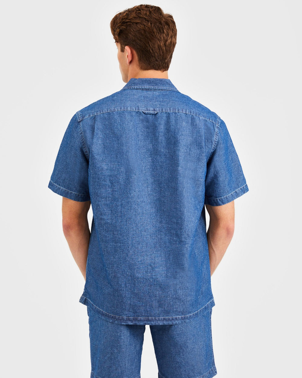 Camisas Ben Sherman Hastings Garment Dye Chambray Azules | 3851RDKUZ