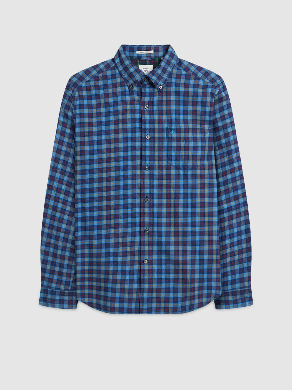 Camisas Ben Sherman House Tartan Twill Azul Marino | 4287ZKVDO