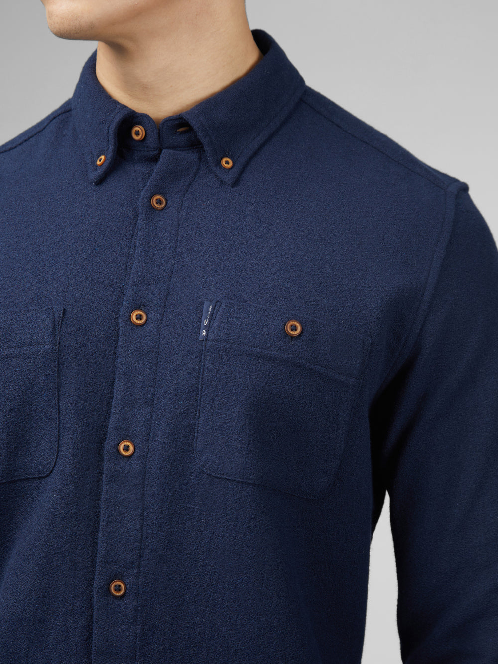 Camisas Ben Sherman Signature Boucle Azul Marino | 1805ZQHIJ