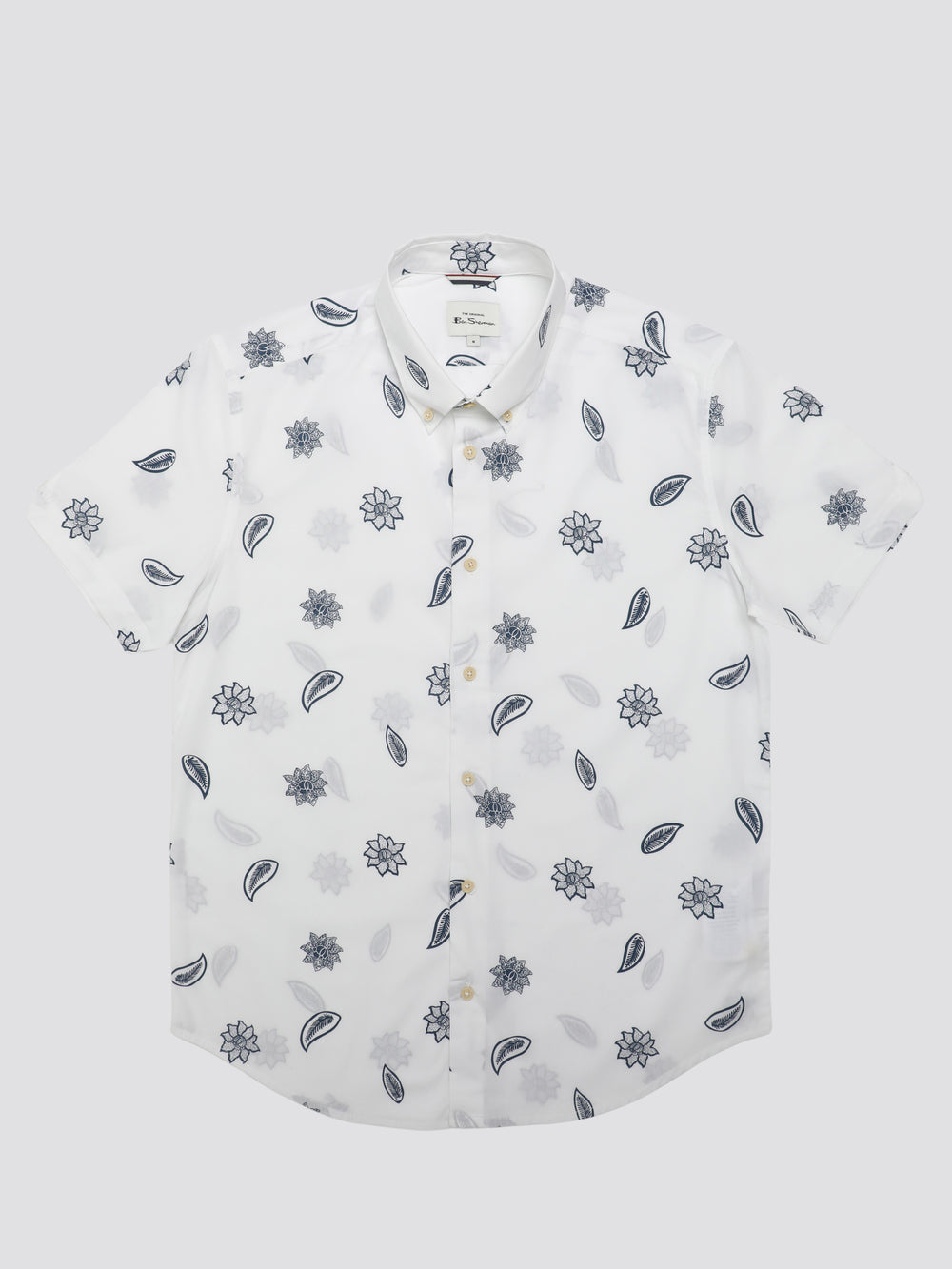 Camisas Ben Sherman Signature Floral Blancos | 0863VGZBU