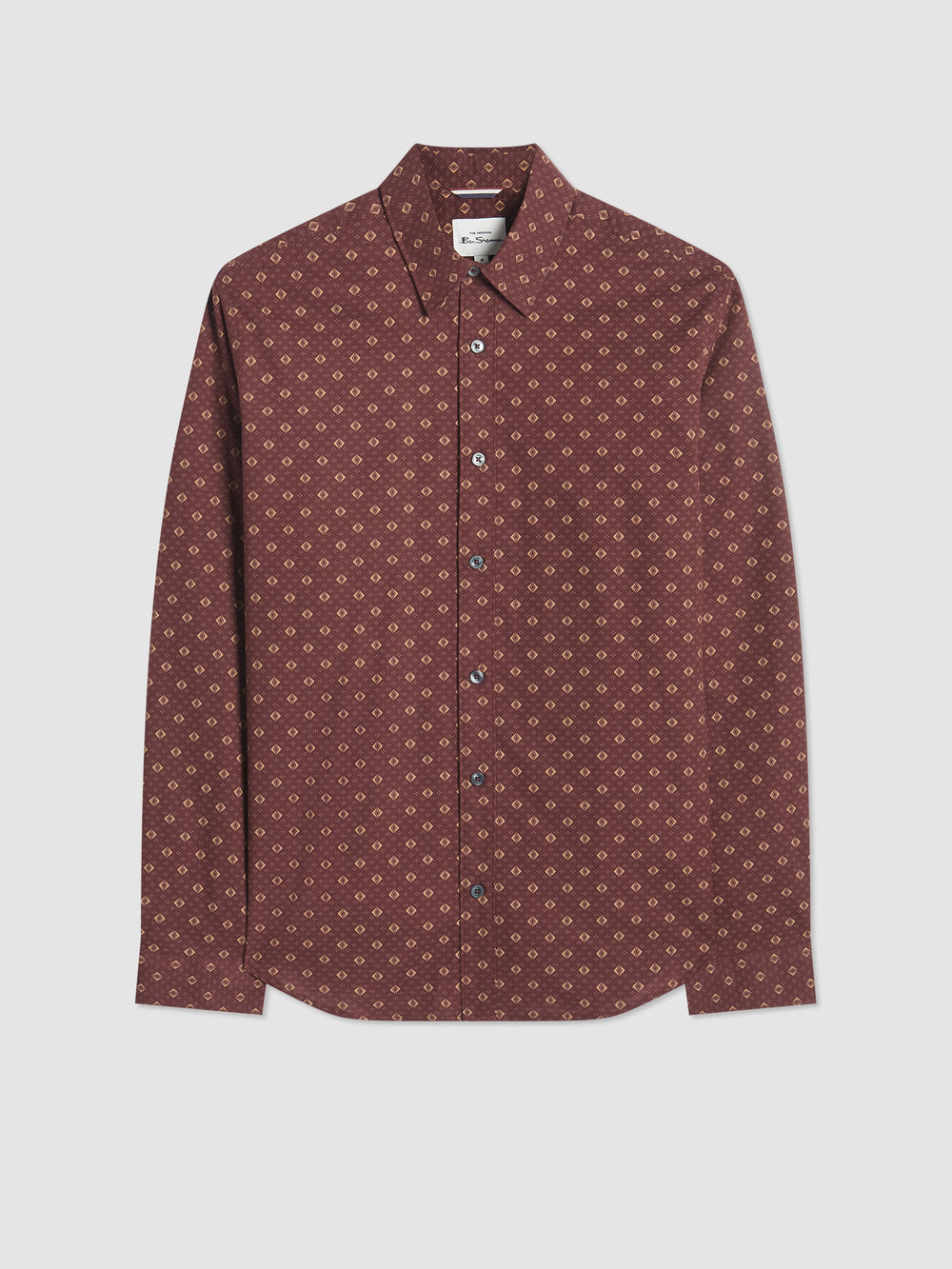 Camisas Ben Sherman Signature Geo Marrom | 9186NOIMP