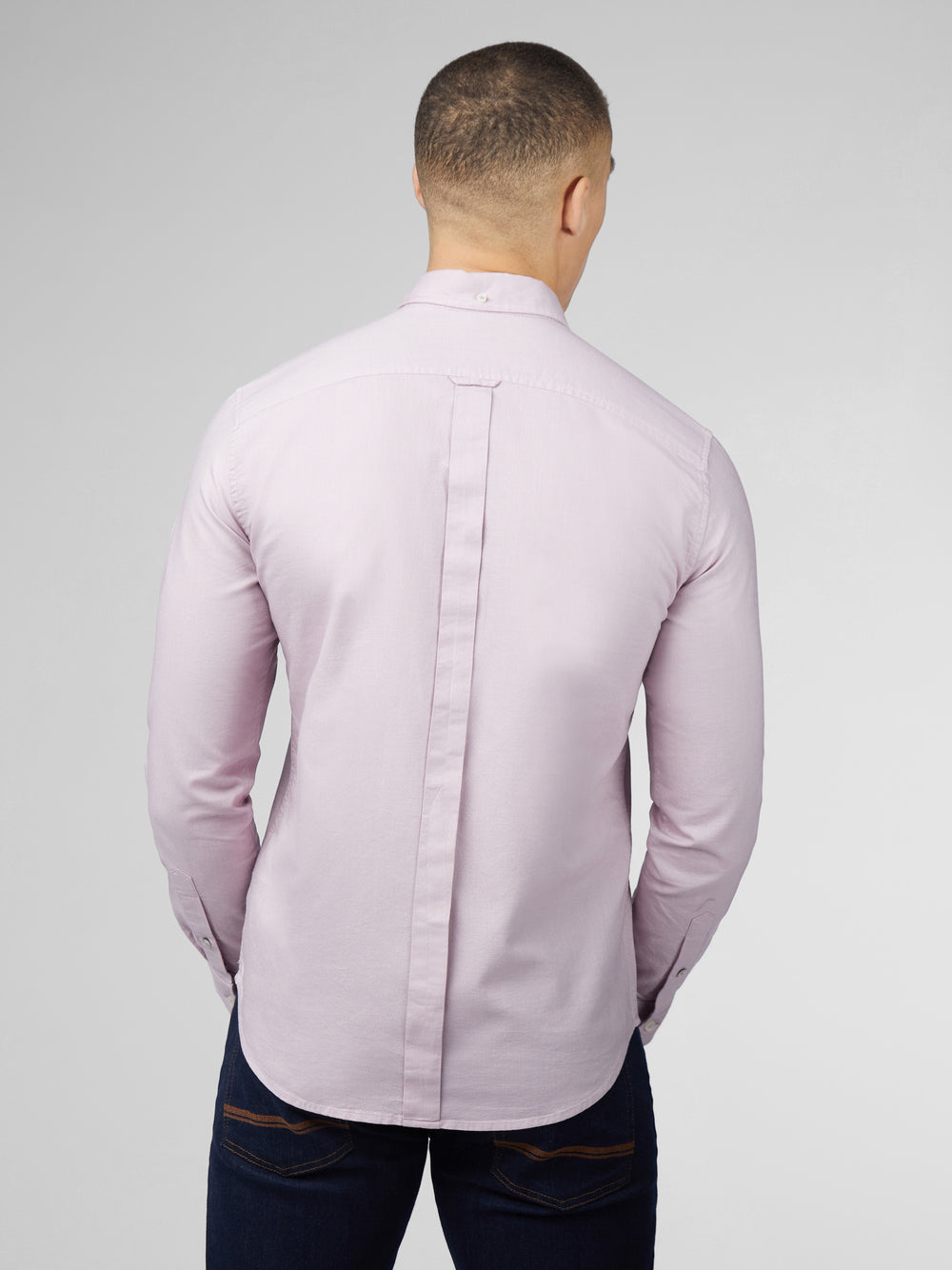 Camisas Ben Sherman Signature Oxford Long Sleeve Morados | 6384LOCJQ