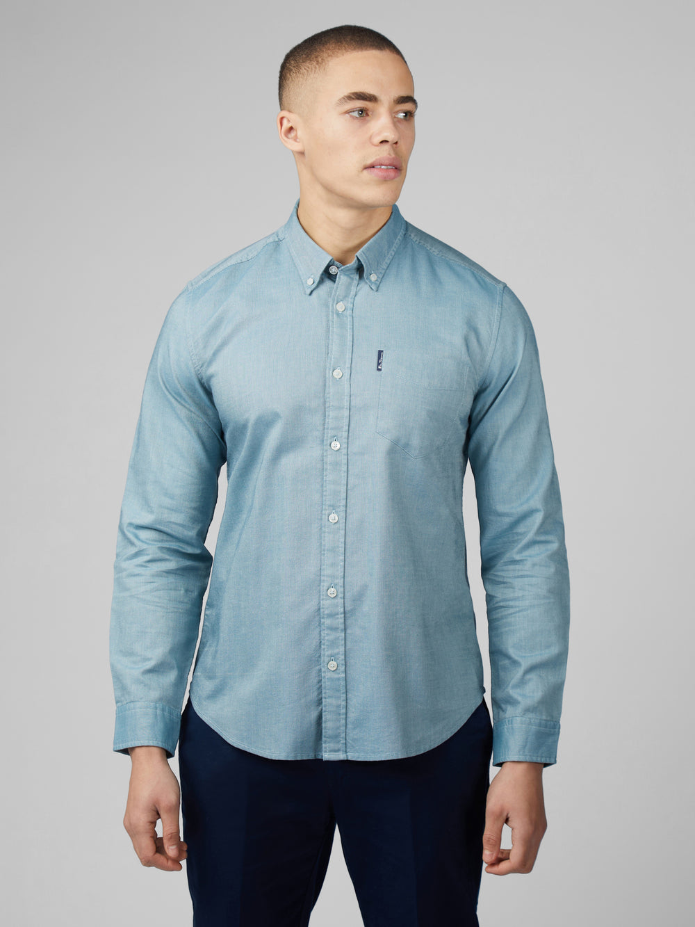 Camisas Ben Sherman Signature Oxford Turquesa | 0948RCXDM