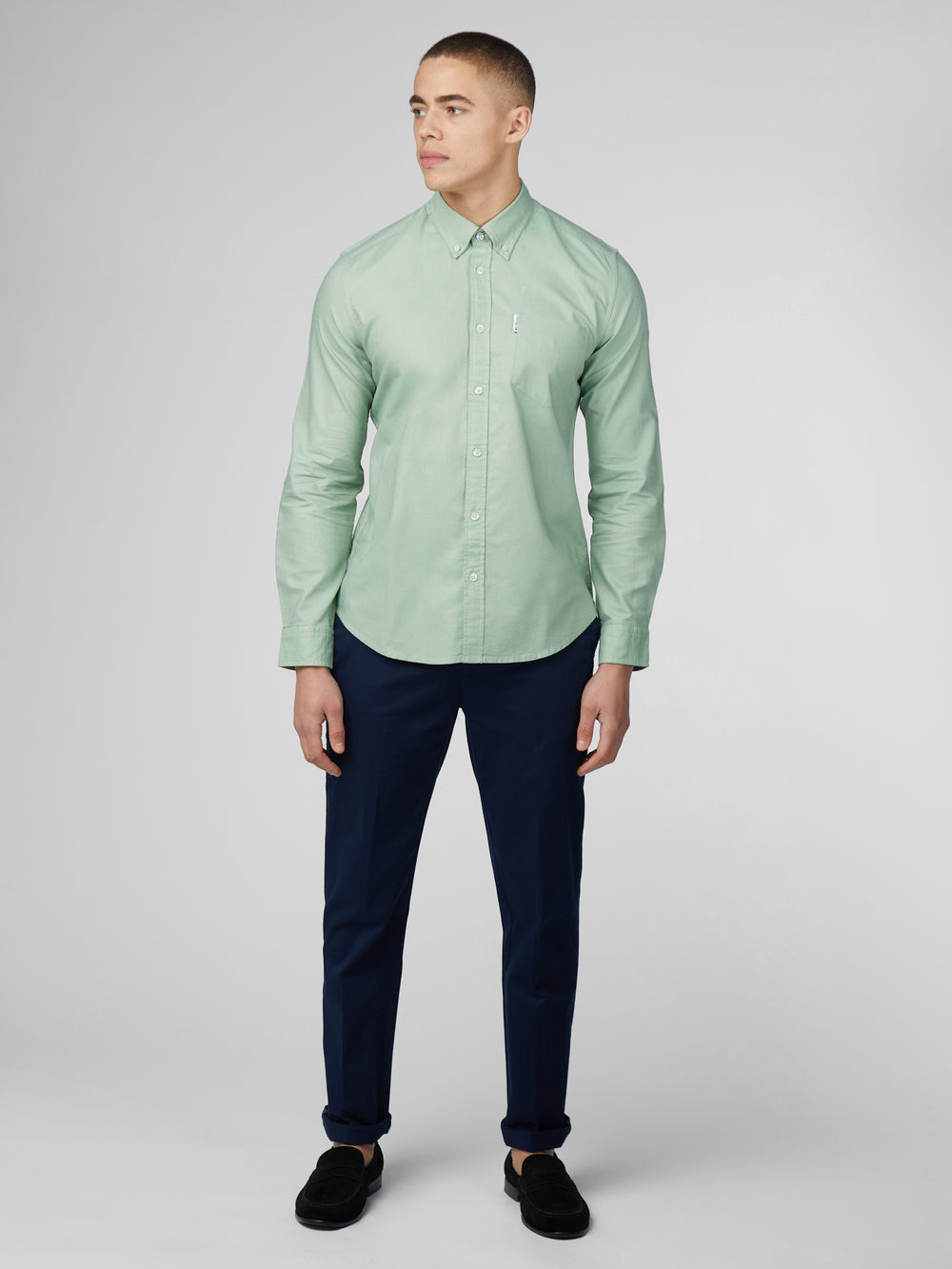 Camisas Ben Sherman Signature Oxford Verdes | 5247QXMTP