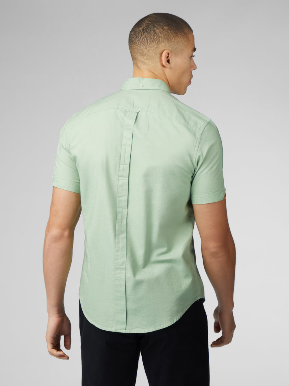 Camisas Ben Sherman Signature Short Sleeve Oxford Verdes | 4706JFDOQ