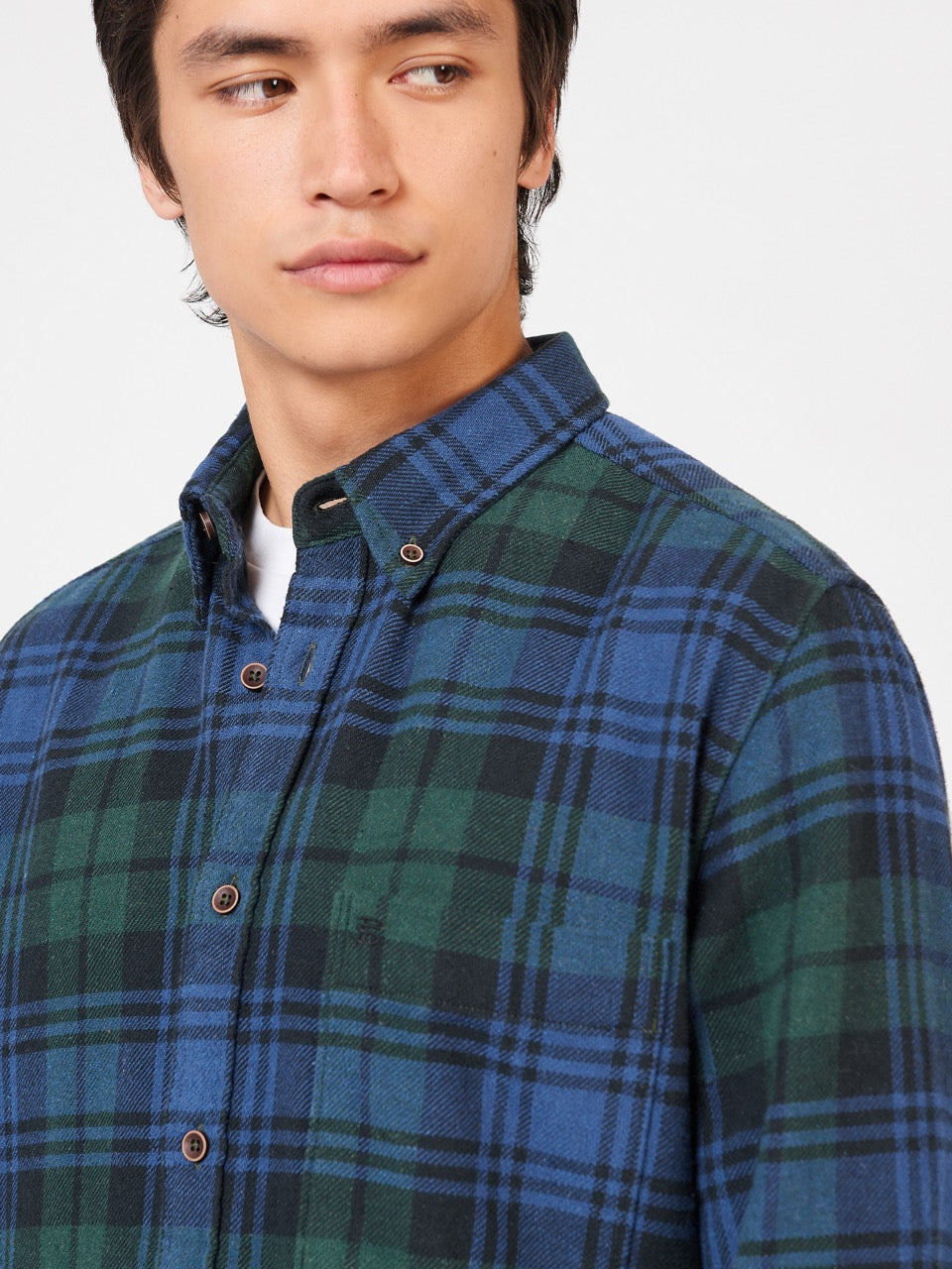 Camisas Ben Sherman Signature Tartan Check Verdes | 4018CZBUN