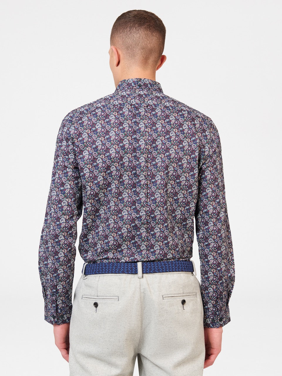 Camisas Ben Sherman Winter Floral Morados | 6341QODGI