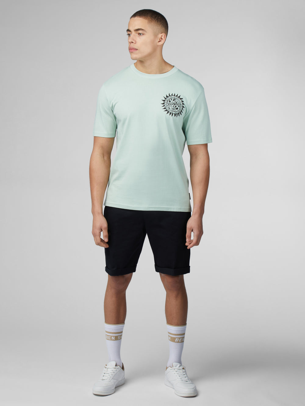 Camiseta Ben Sherman B by Ben Sherman Festival Poster Verde Menta | 8475EHRQD