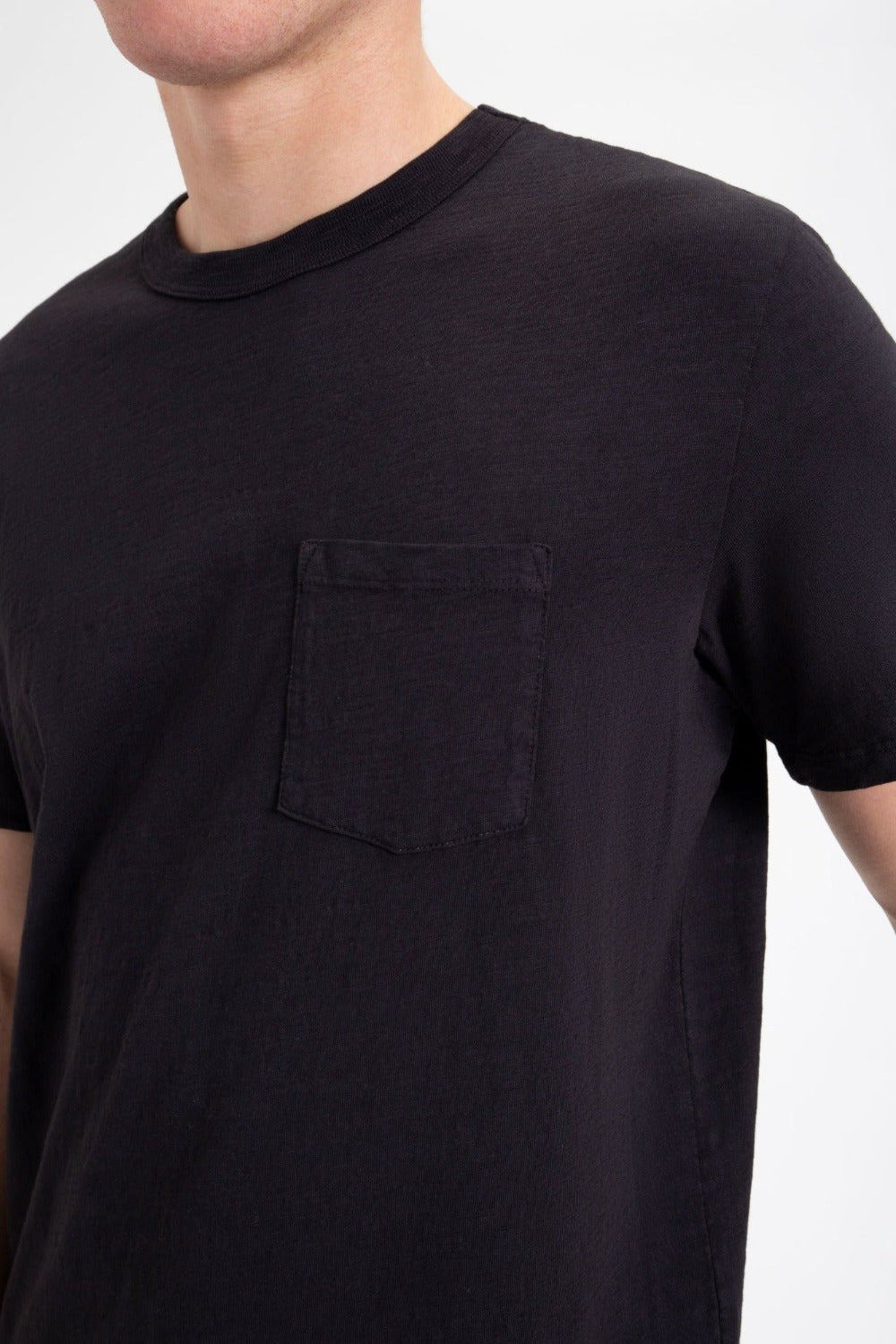 Camiseta Ben Sherman Garment Dye Beatnik Negros | 1038XZDGA