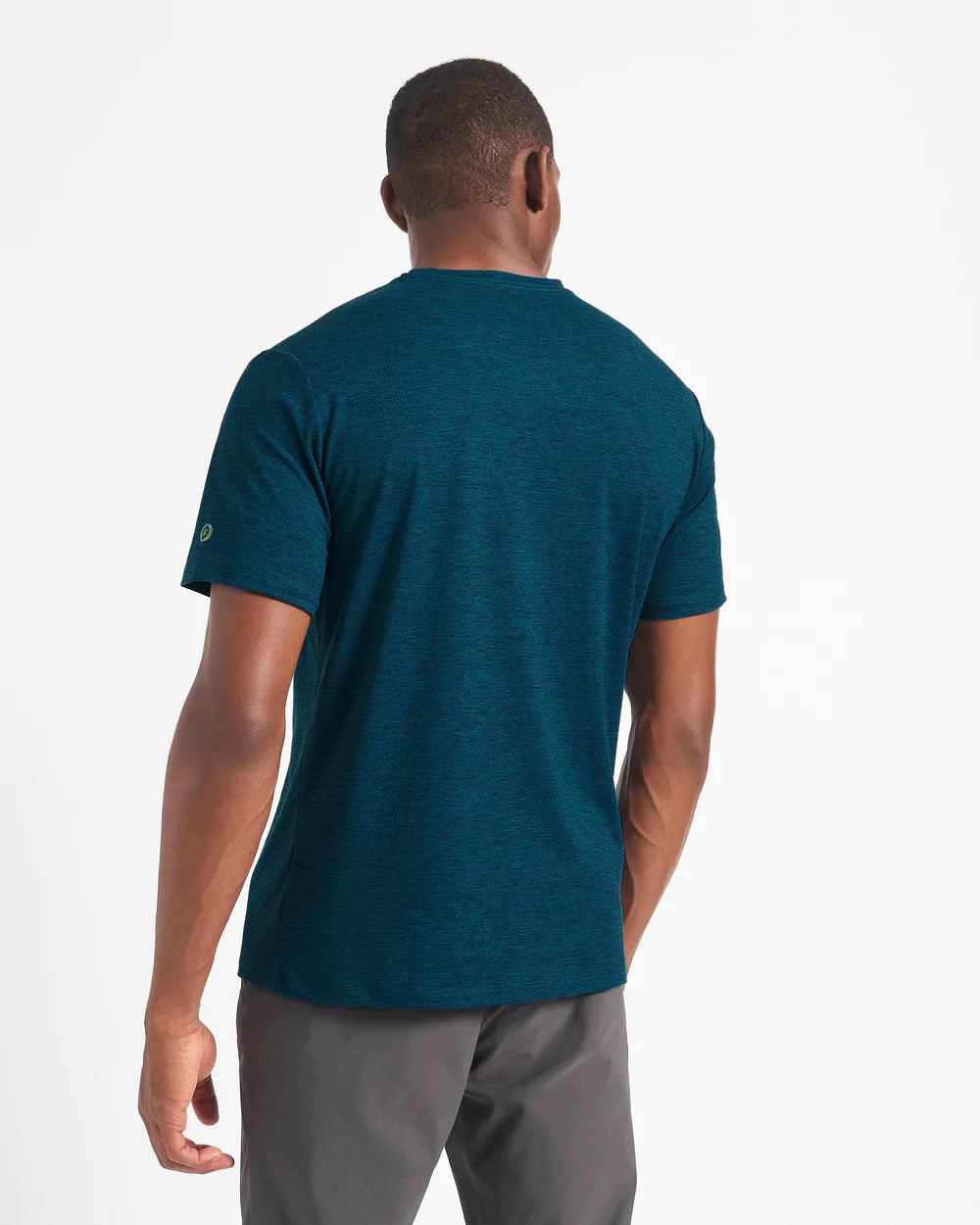 Camiseta Ben Sherman Performance Stretch Marl Heather Azul Marino | 9867SYFHD