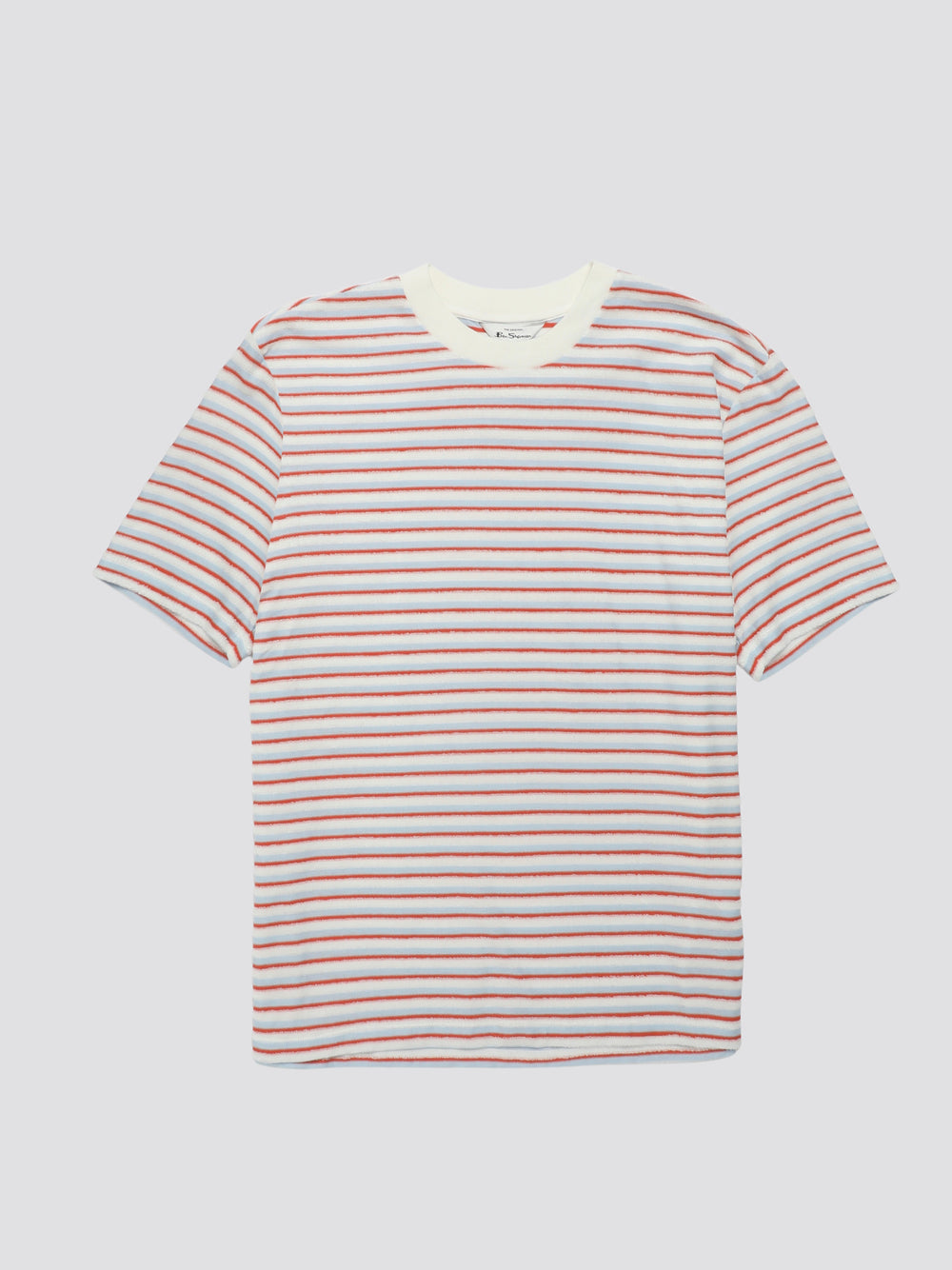 Camiseta Ben Sherman Signature Loopback Stripe Azules | 3721TZRKW