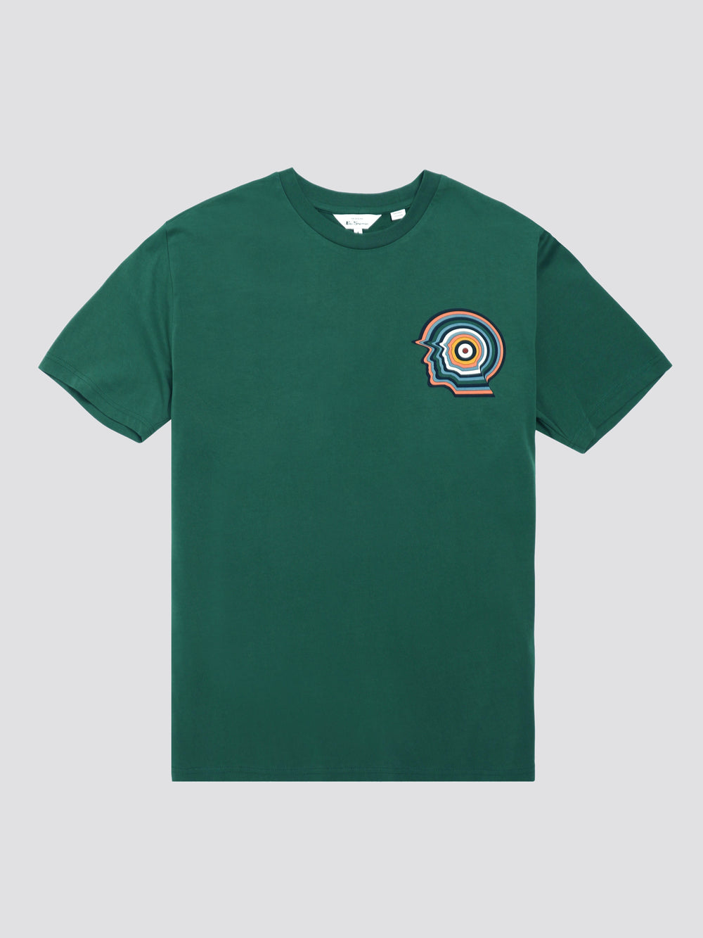 Camiseta Ben Sherman Signature Mod Head Verdes | 8431MJXZV