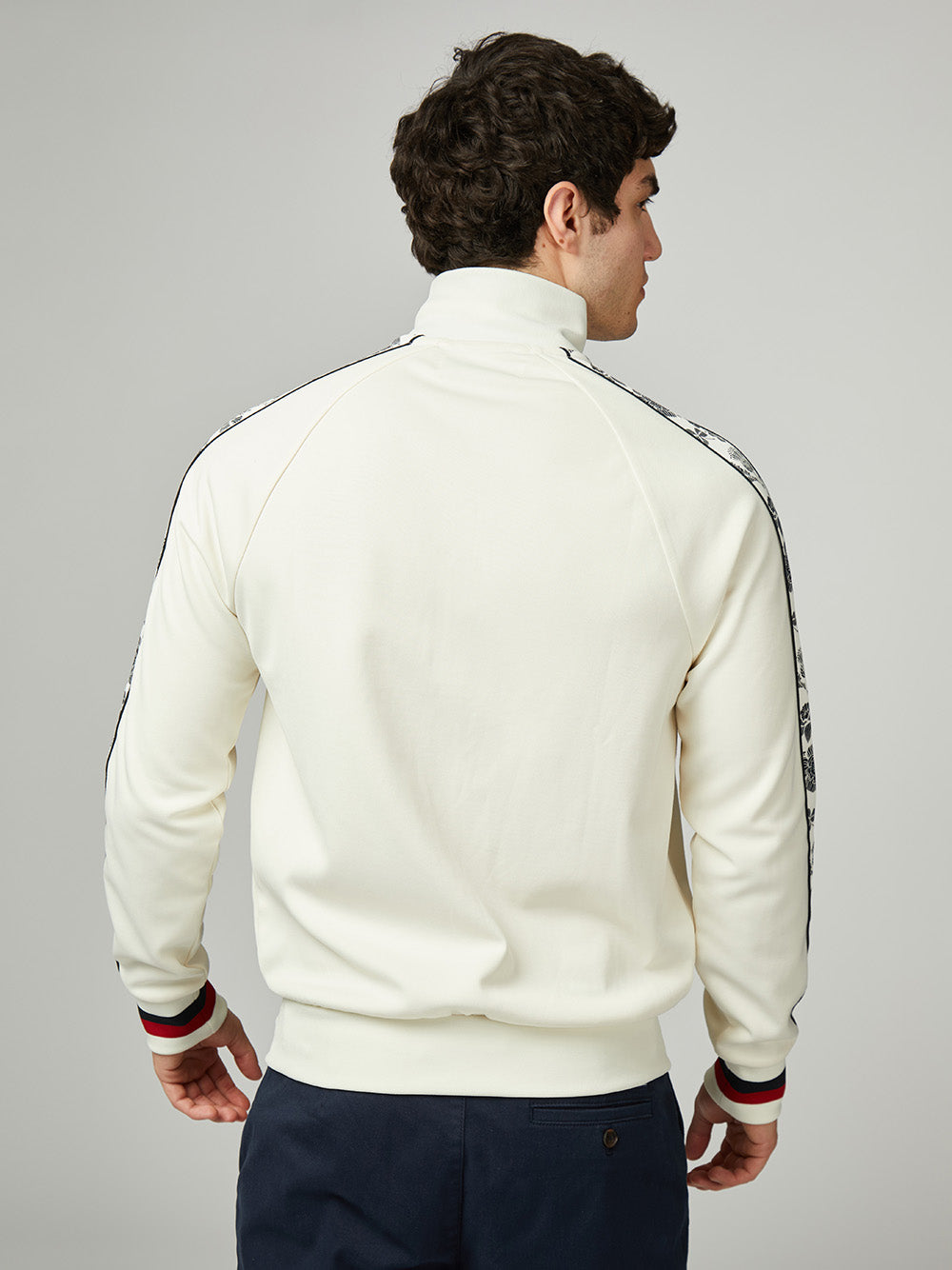 Chamarras Ben Sherman Team GB Taped Track Top Blancos | 8436WAYNV