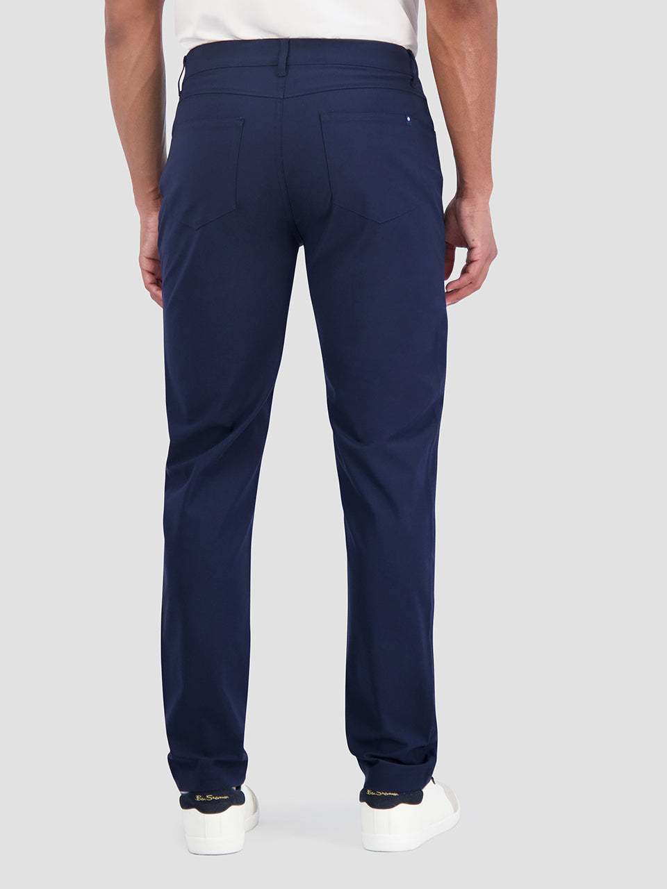 Pantalon Ben Sherman 4Way Stretch Tech Regular Azul Marino | 6810JWVEO