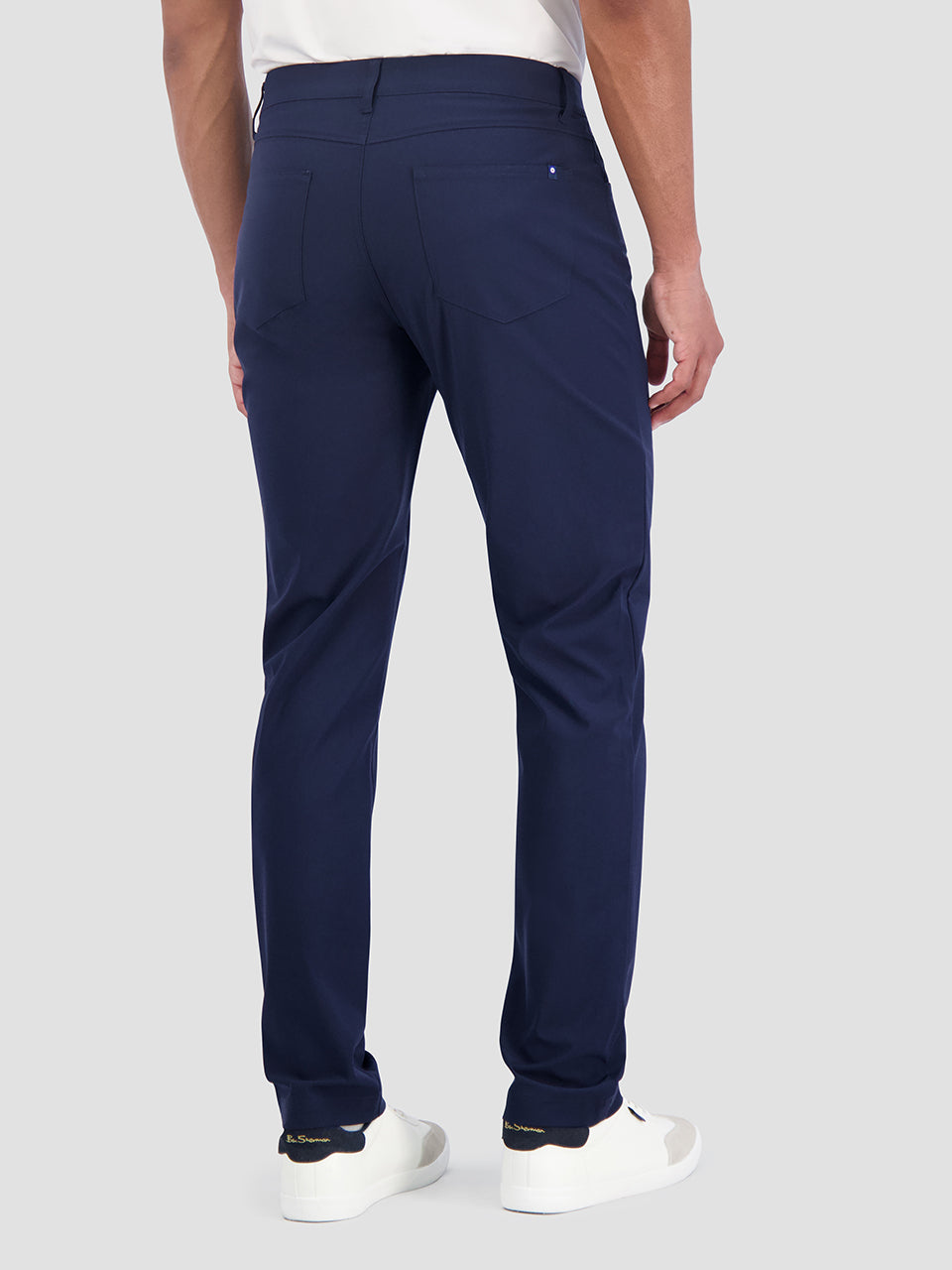 Pantalon Ben Sherman 4Way Stretch Tech Regular Azul Marino | 6810JWVEO