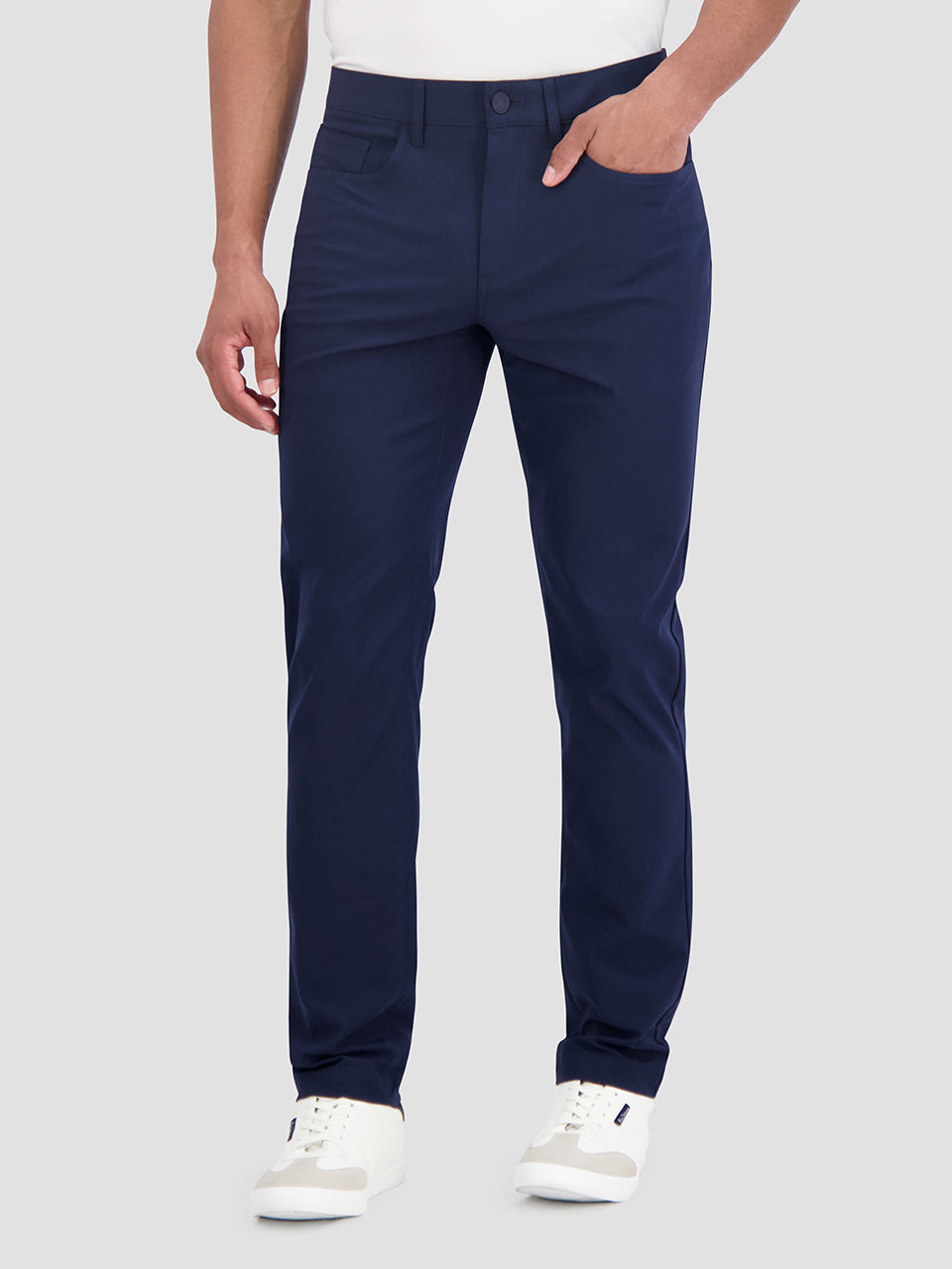 Pantalon Ben Sherman 4Way Stretch Tech Regular Azul Marino | 6810JWVEO