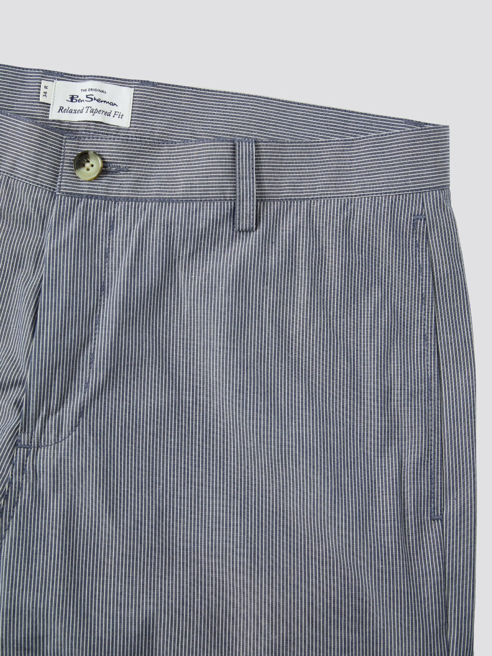 Pantalon Ben Sherman B by Ben Sherman Cotton Taper Azules Grises | 1589WCXUP