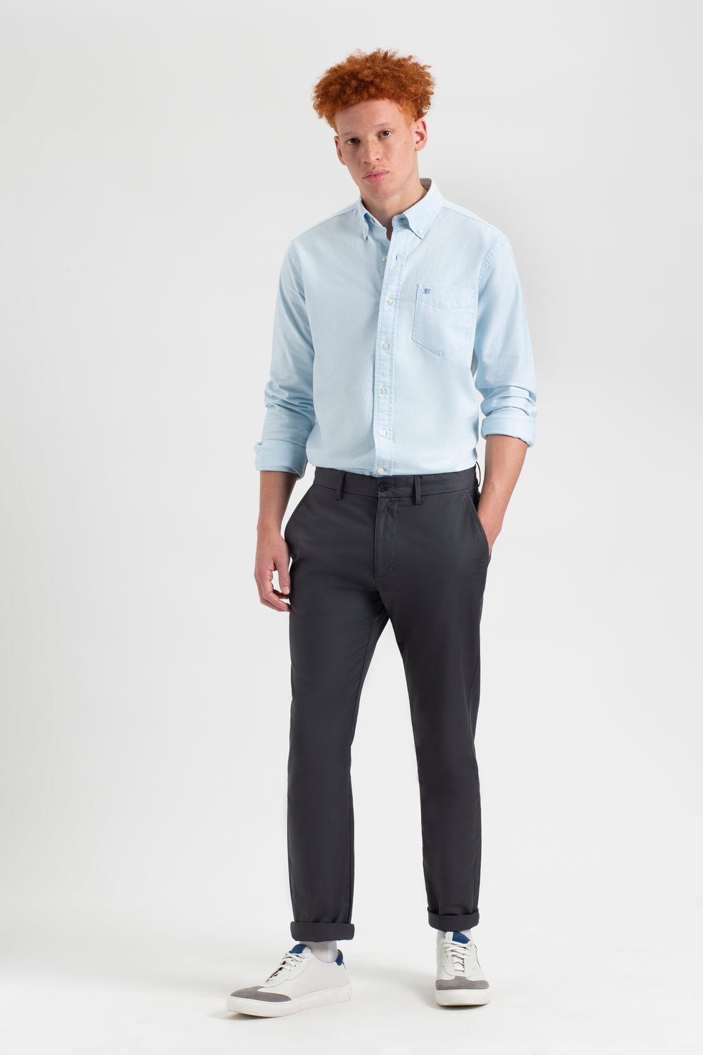 Pantalon Ben Sherman Everyday Slim Fit Chino Grises | 6138AXHON