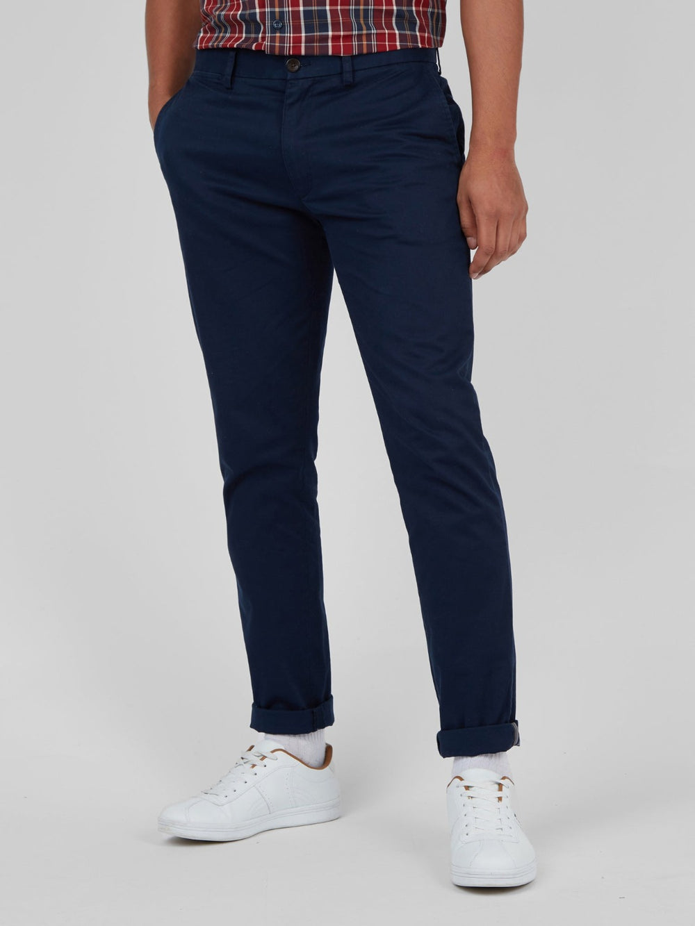 Pantalon Ben Sherman Signature Skinny Stretch Chino Azul Marino | 0439KSGZT