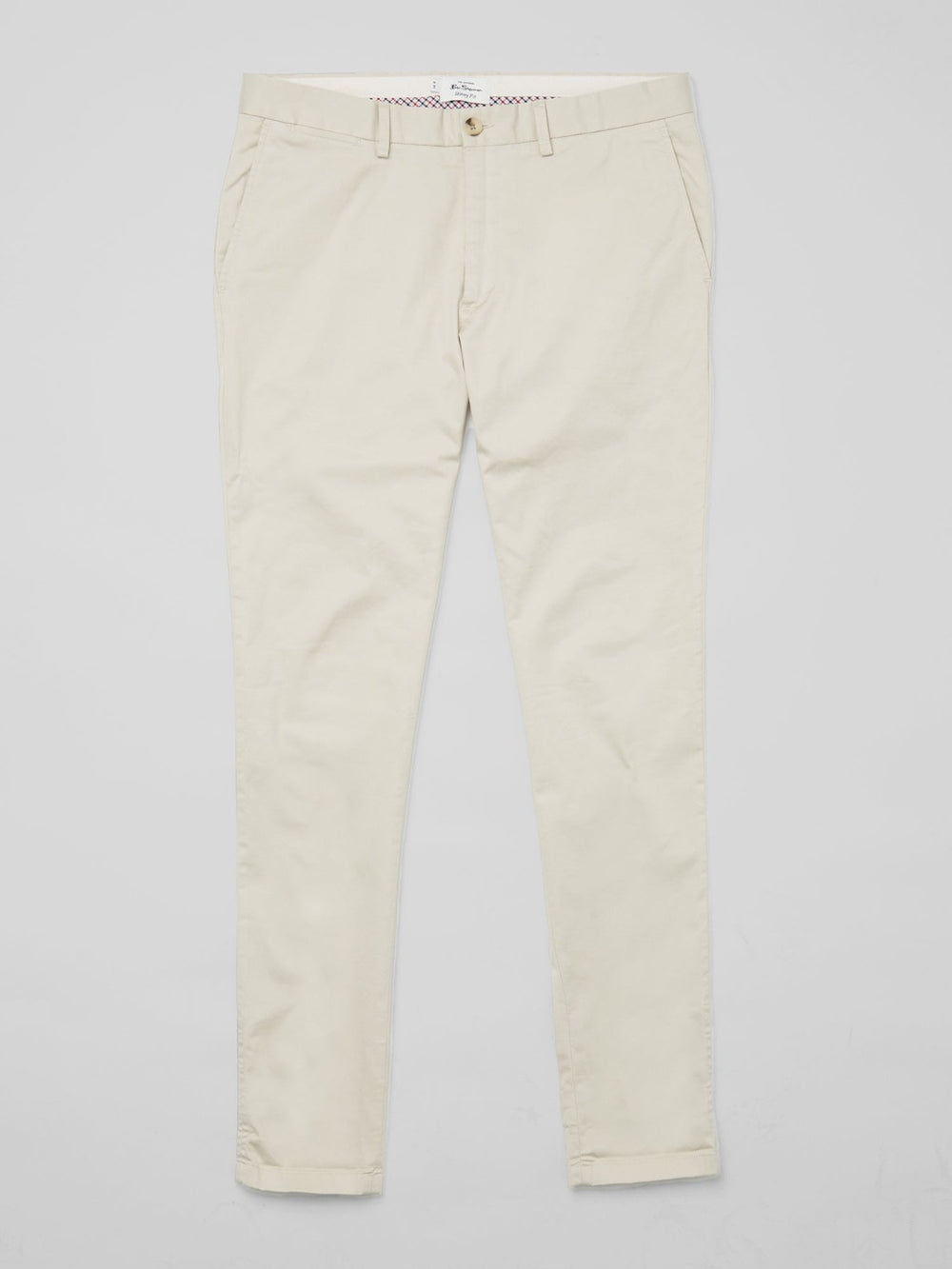 Pantalon Ben Sherman Signature Skinny Stretch Chino Blancos | 6398HIDNQ