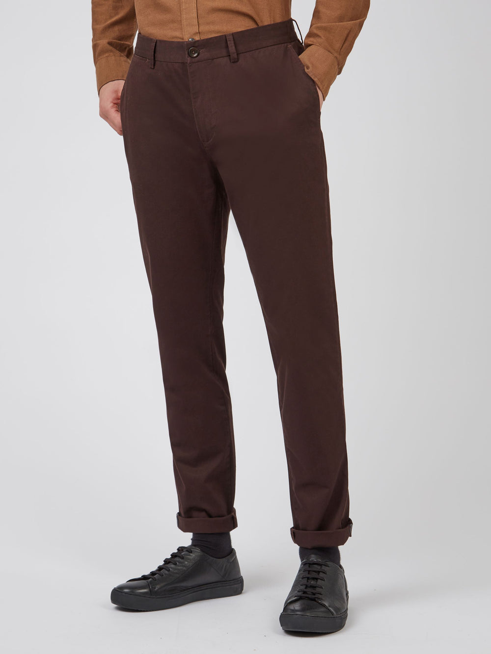 Pantalon Ben Sherman Signature Slim Stretch Chino Rojos | 4508EZPGY