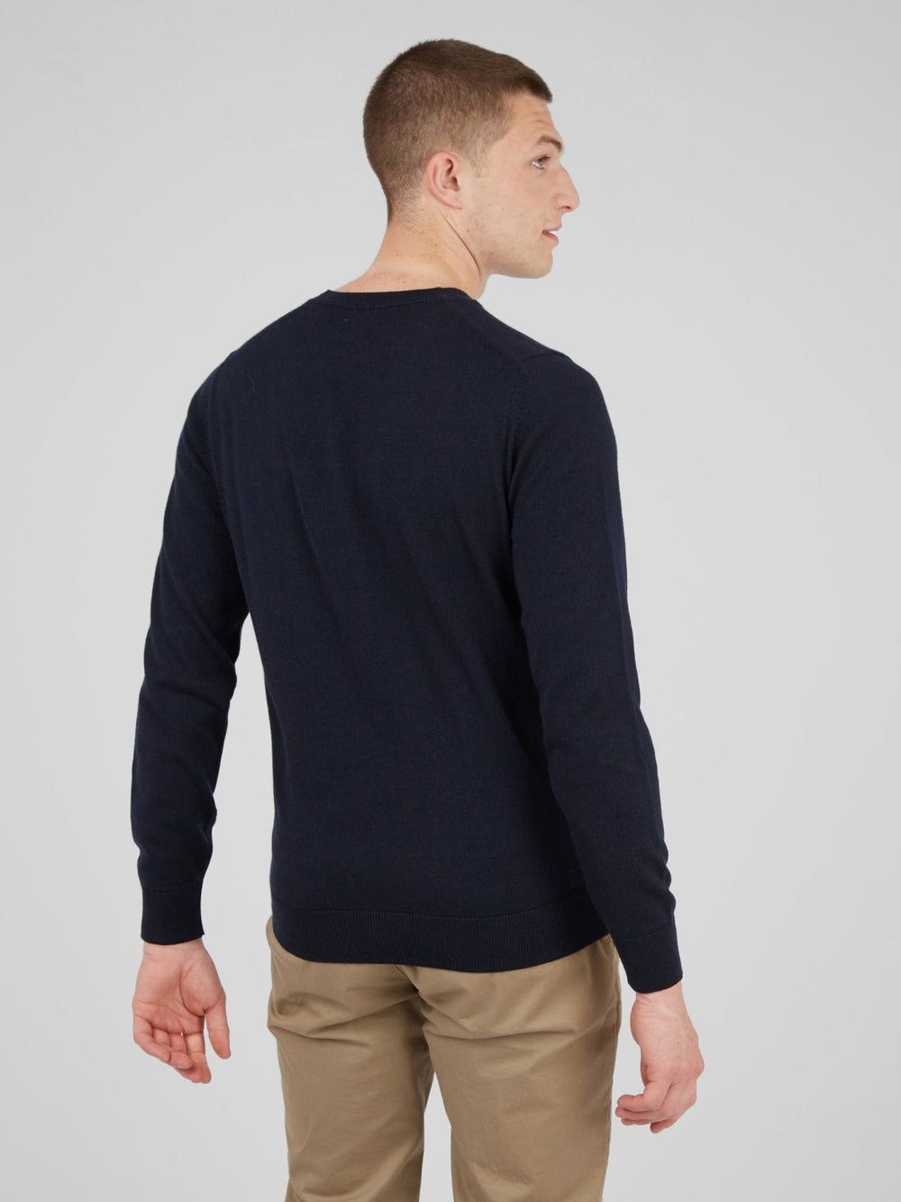 Prendas De Punto Ben Sherman Signature Crewneck Azul Marino | 7689ZLWHF