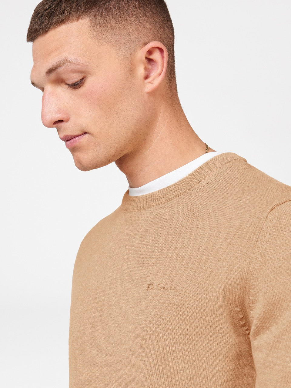 Prendas De Punto Ben Sherman Signature Crewneck Grises | 0831COQFD