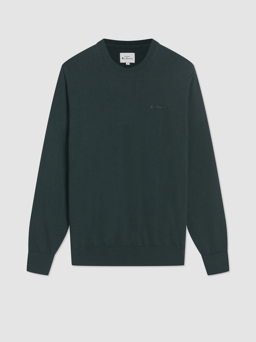 Prendas De Punto Ben Sherman Signature Merino Crewneck Verdes Oscuro | 4219ZTAUG