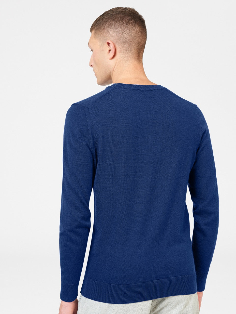 Prendas De Punto Ben Sherman Signature Merino Crewneck Azules | 2059PTRBW