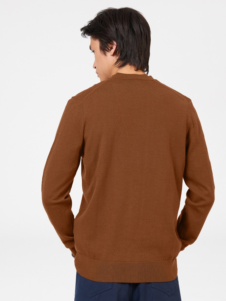 Prendas De Punto Ben Sherman Signature Merino Cardigan Marrom | 8345AWGBD