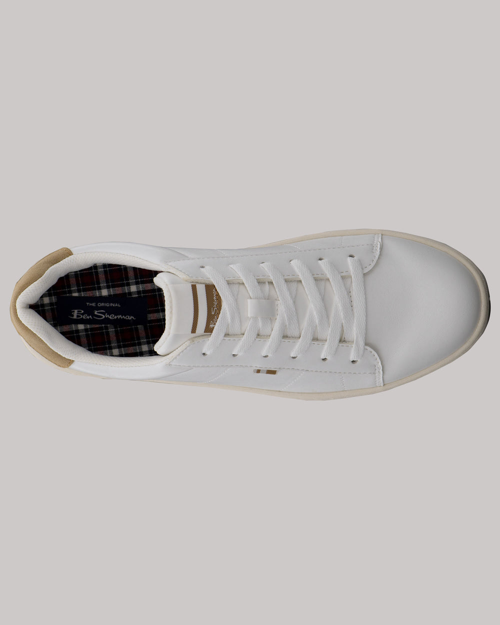 Tenis Ben Sherman Hampton Blancos Marrom | 6719UIHJX